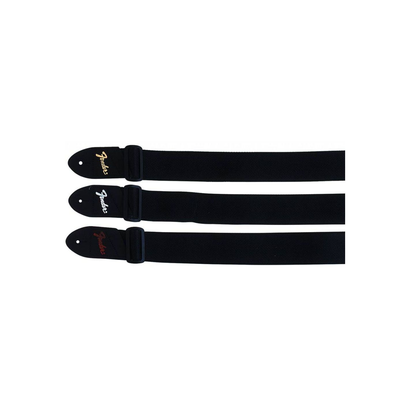 FENDER 2 BLACK LOGO RD-WH-YW