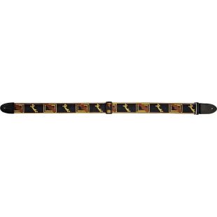 FENDER 2 MONOGRAM-BK-Y-BRW