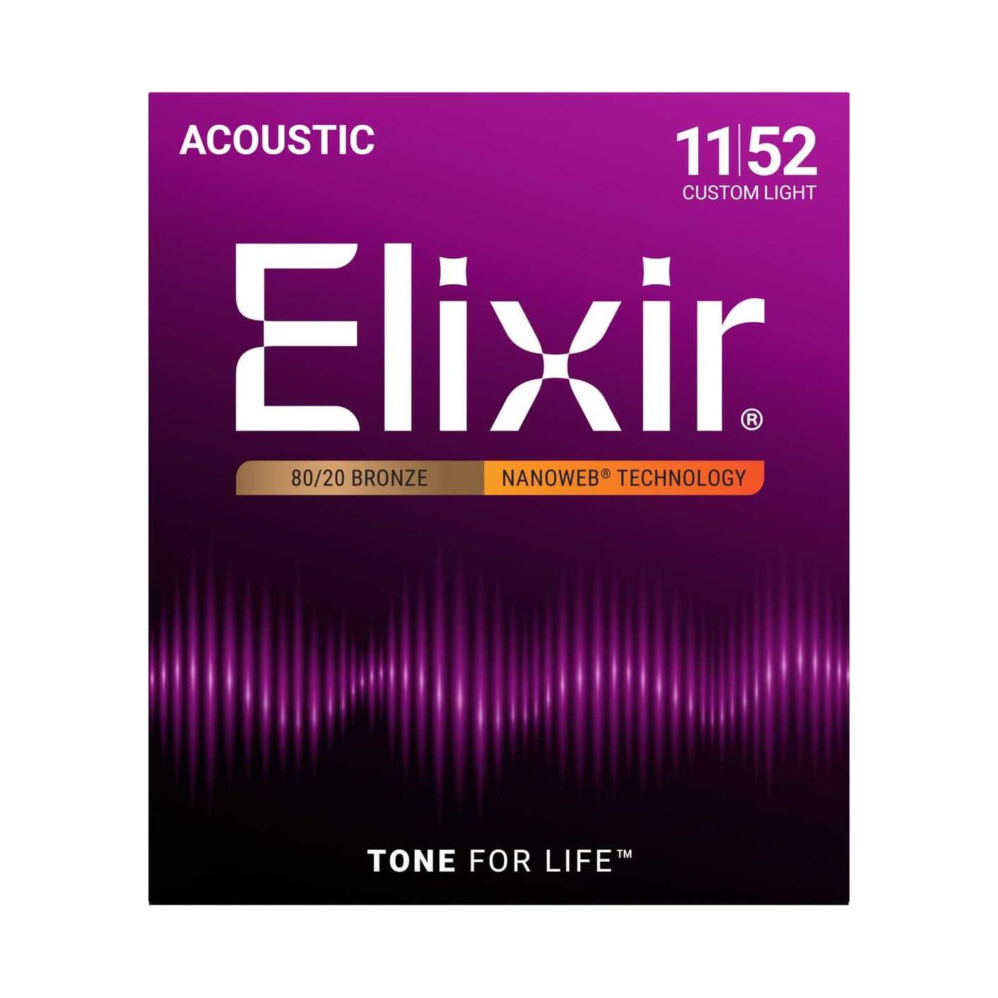 ELIXIR NANOWEB CUSTOM LIGHT 16027