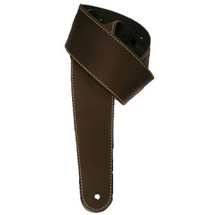 DADDARIO 25LS01-DX LEATHER STRAP RIBET BW