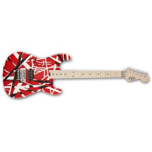 EVH STRIPE RED WITH BLACK STRIPES