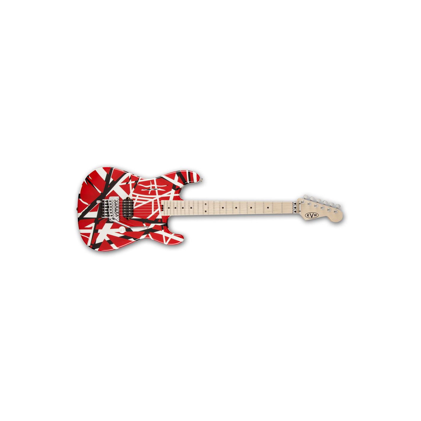 EVH STRIPE RED WITH BLACK STRIPES