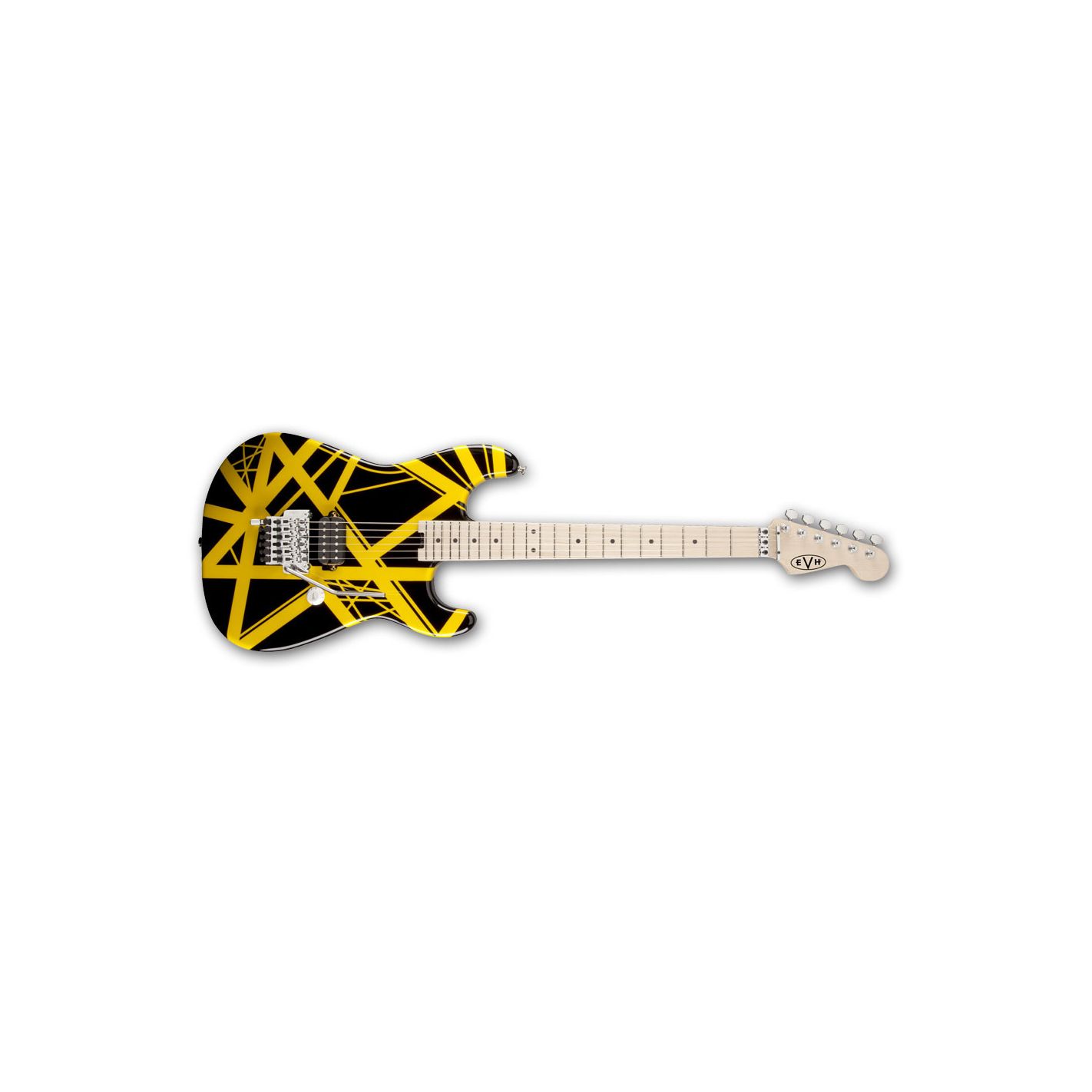 EVH STRIPE BLACK WITH YELLOW STRIPES