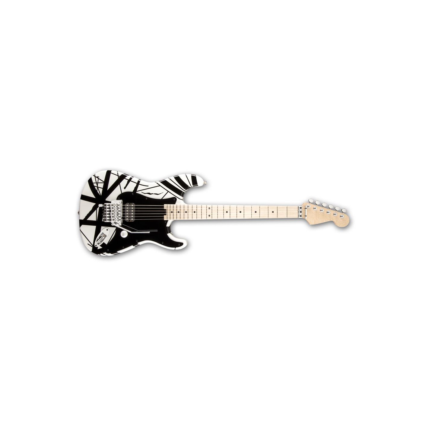 EVH STRIPE WHITE WITH BLACK STRIPES