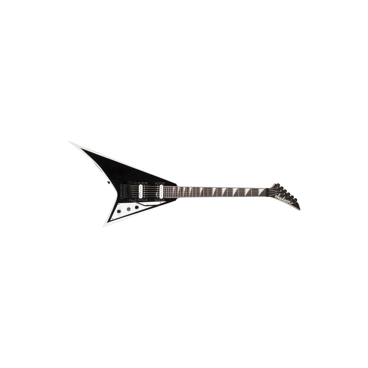 JACKSON JS32 RHOADS BLACK-WHITE BEVELS