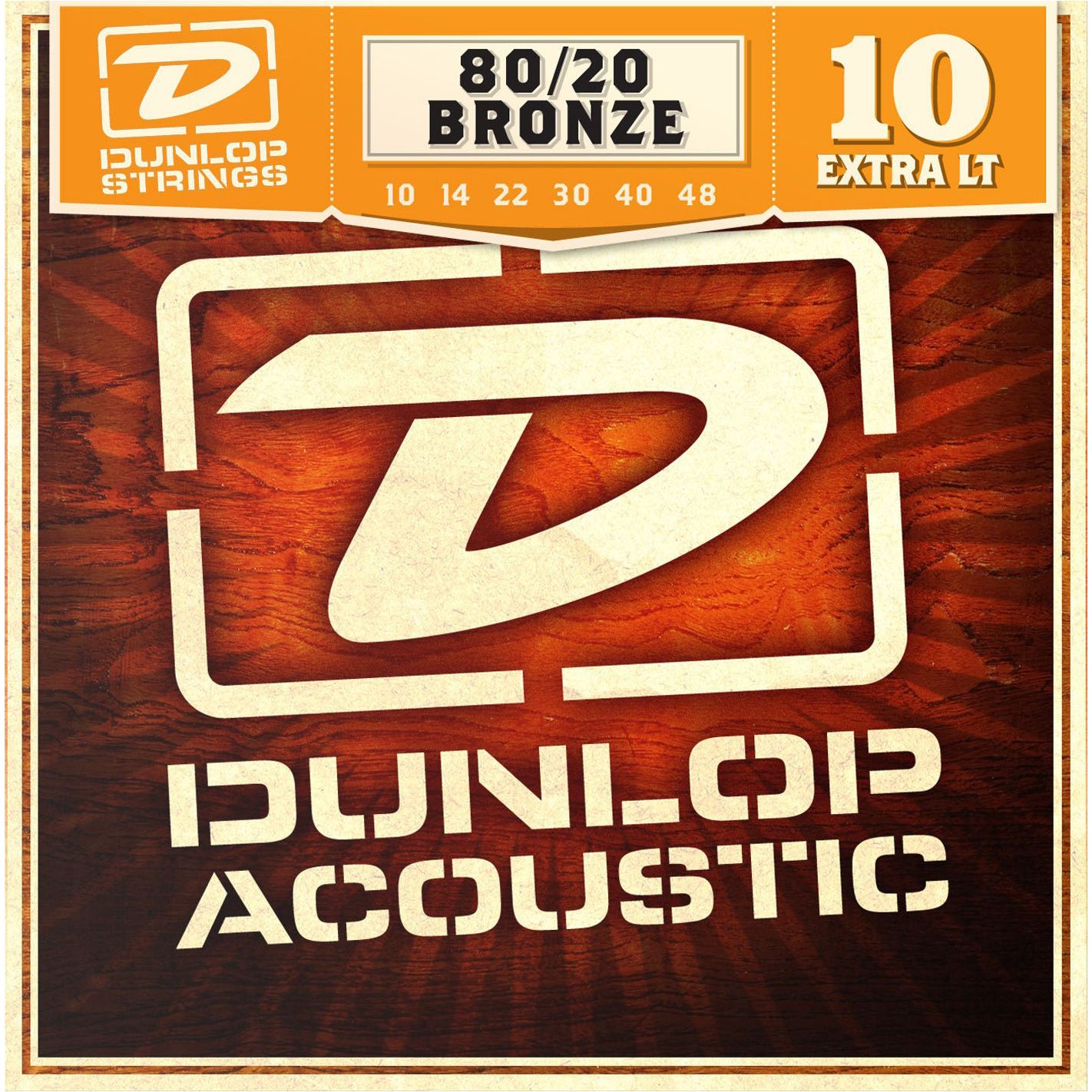 JIM DUNLOP EXTRA LT BRONCE 10-48