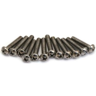 FENDER PICKUP SWITCH SCREWS CHROME