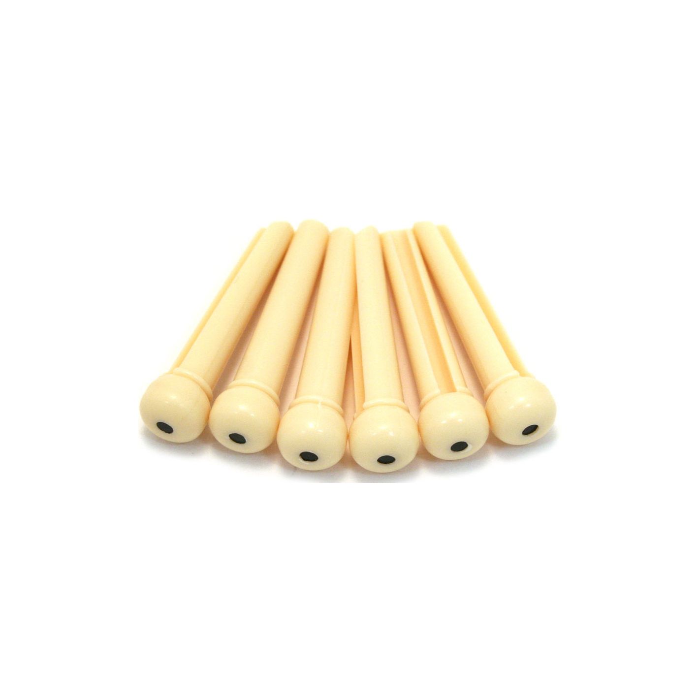 FENDER BRIDGE PIN SET IVORY WITH BLACK DOT