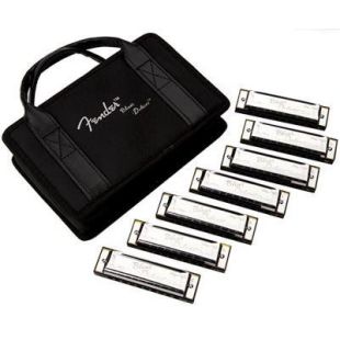 FENDER BLUES DELUXE HARMONICA 7 PACK