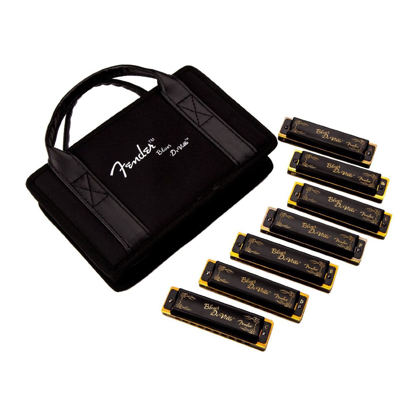 FENDER BLUES DEVILLE HARMONICA 7 PACK