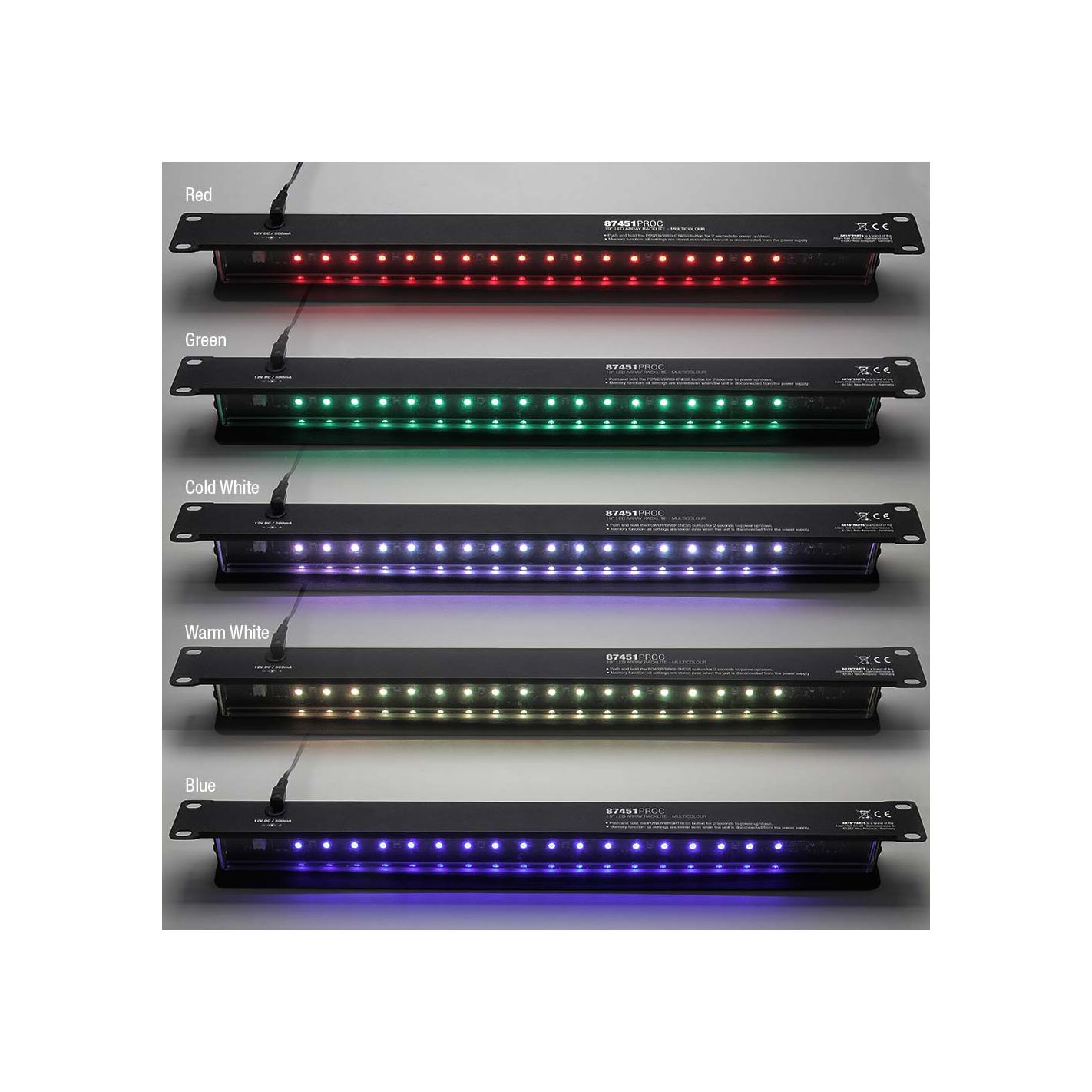 ASP 87451PROC RACK LIGHT LED COLOR