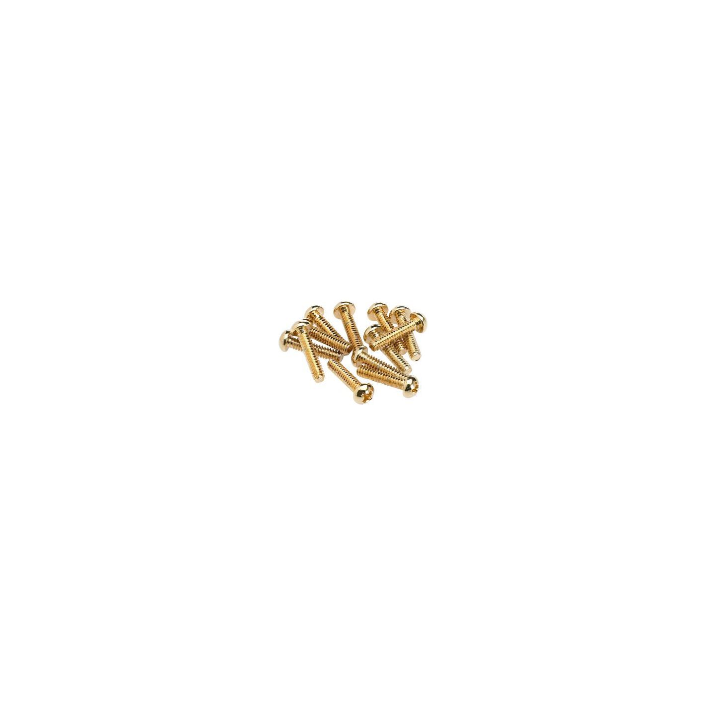 FENDER PICKUP AND SELECTOR SWITCH MOUNTING SCREWS GOLD