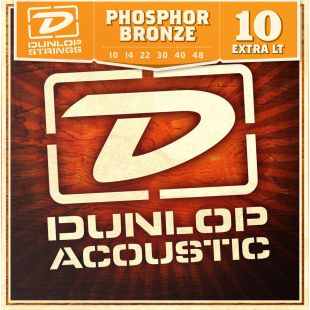 JIM DUNLOP EXTRA LT PHOSPHOR BRONCE 10-48