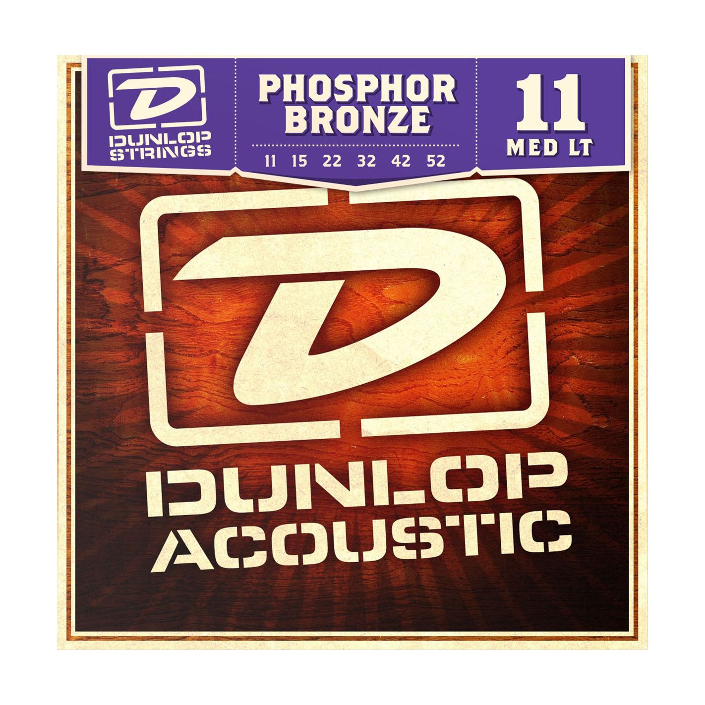 JIM DUNLOP MED LT PHOSPHOR BRONCE 11-52