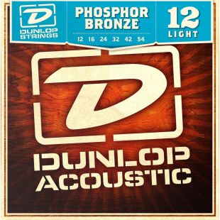 JIM DUNLOP LIGHT PHOSPHOR BRONCE 12-54