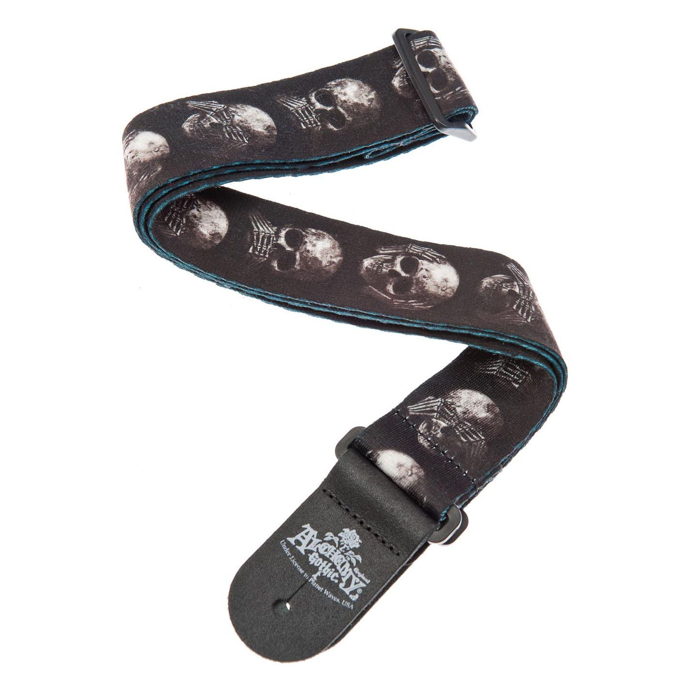 DADDARIO 50AL01 MUTED SKULLS STRAP