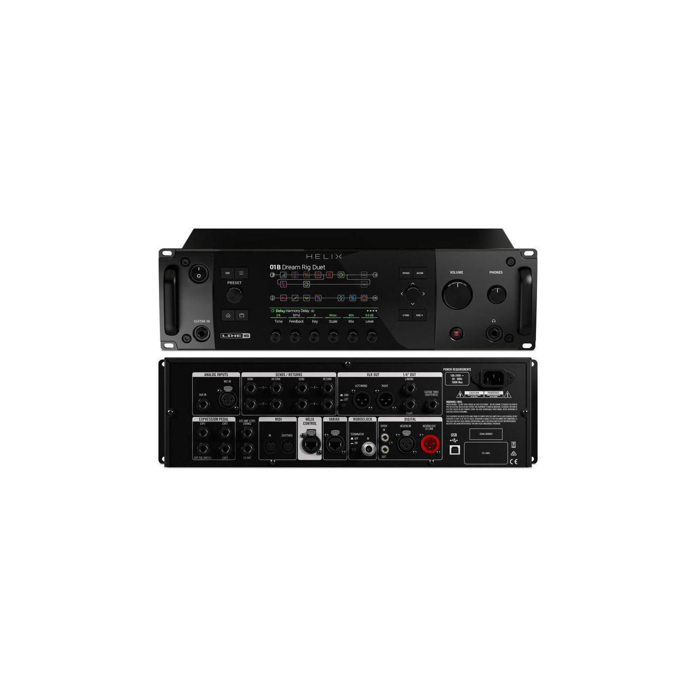 LINE6 HELIX RACK GUITAR PROCESSOR