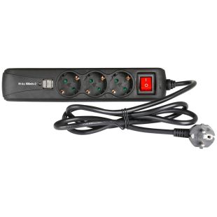 ASP 8747S3 USB - 3 POWER STRIP