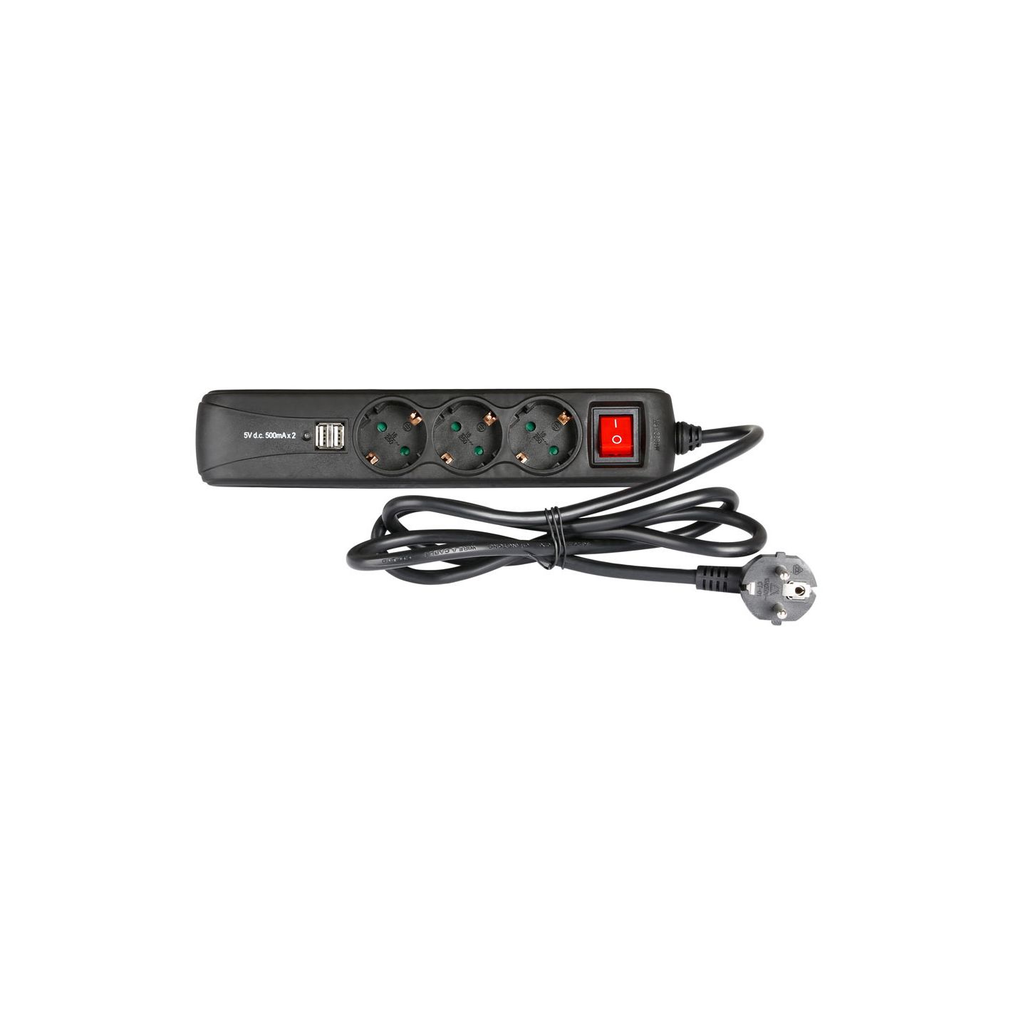 ASP 8747S3 USB - 3 POWER STRIP