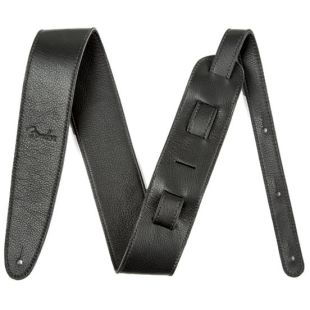 FENDER ARTISAN LEATHER STRAP 2.5 BK