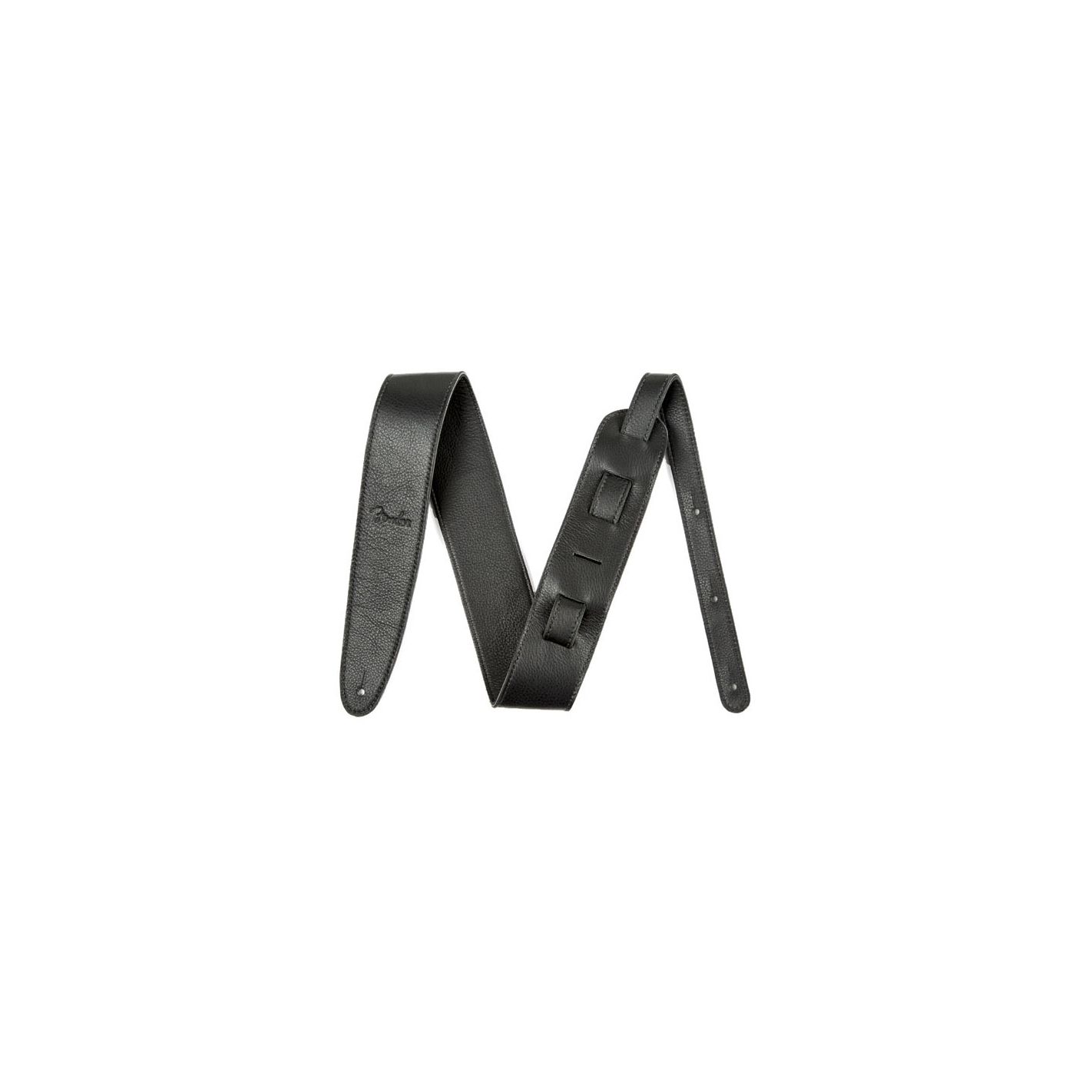 FENDER ARTISAN LEATHER STRAP 2.5 BK