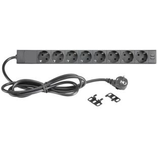 ASP 87471 USB - 8 POWER STRIP