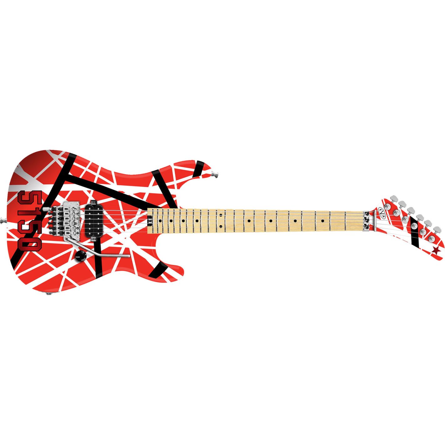 EVH STRIPED 5150 RED