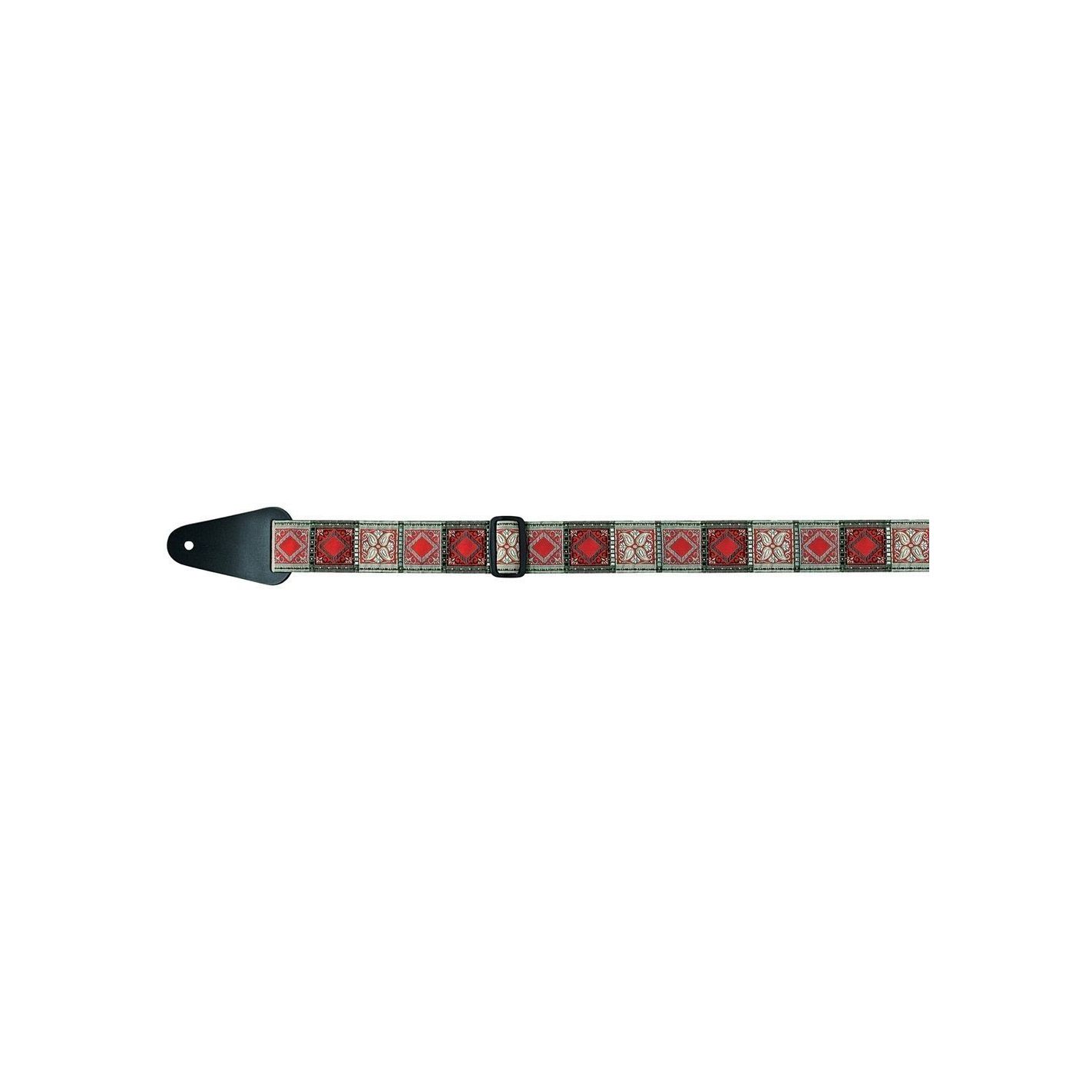 FIRE-STONE STRAP FOLKLORE JACQUARD RED SILVER