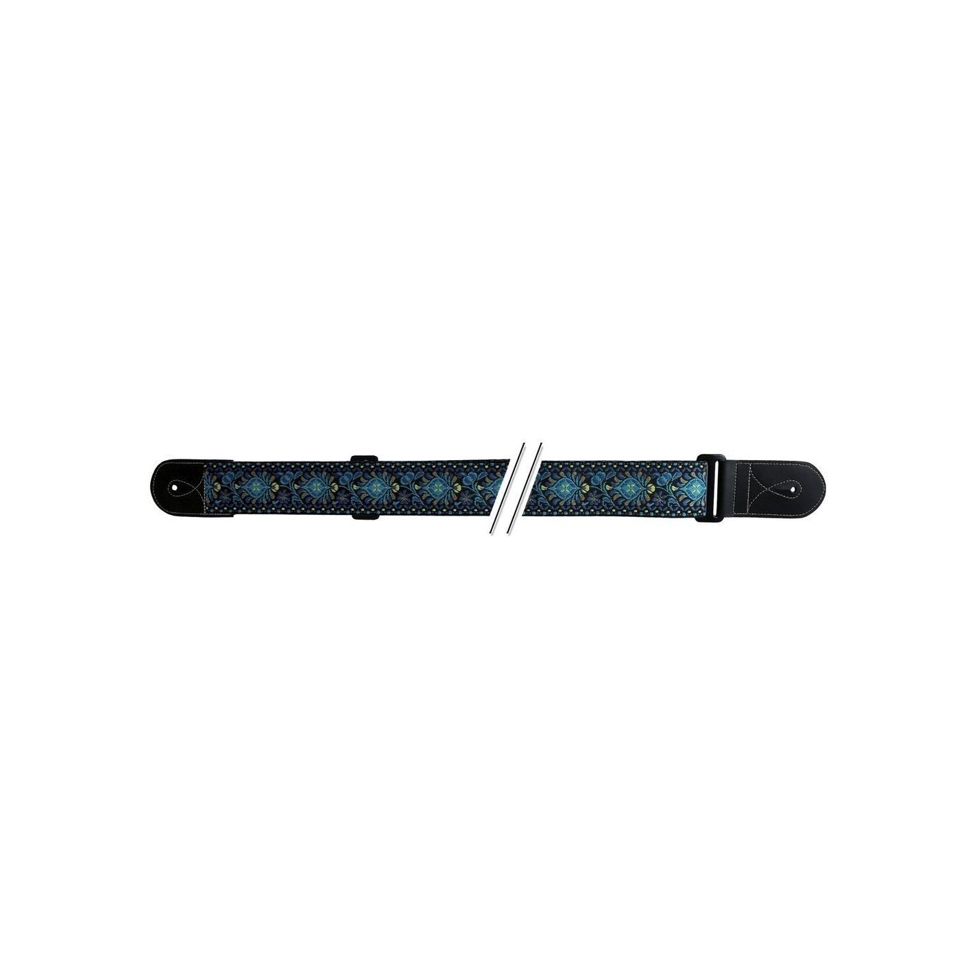 FIRE-STONE STRAP FOLKLORE JACQUARD BLUE YELLOW