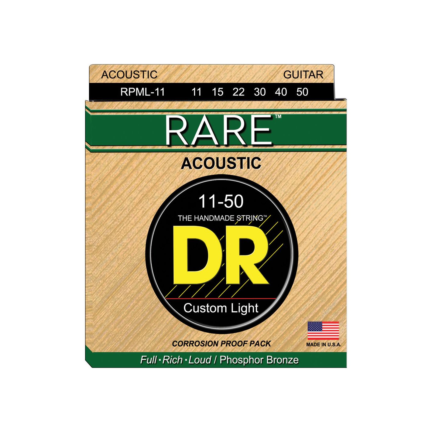 DR STRINGS RARE ACOUSTIC RPML-11