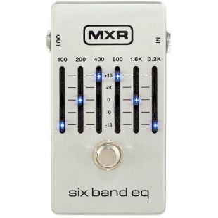 MXR M-109S 6 BAND EQUALIZER SILVER