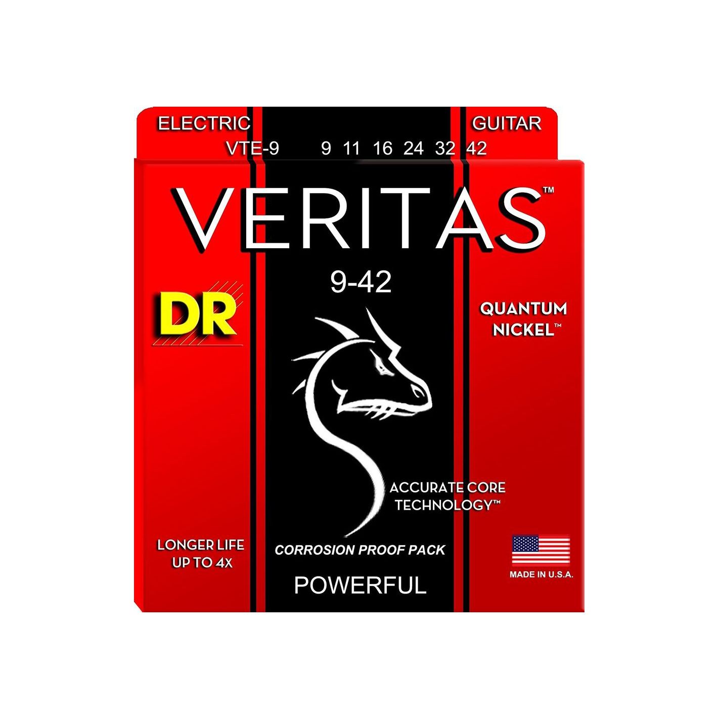 DR STRINGS VERITAS NICKEL ELECTRIC VTE-9