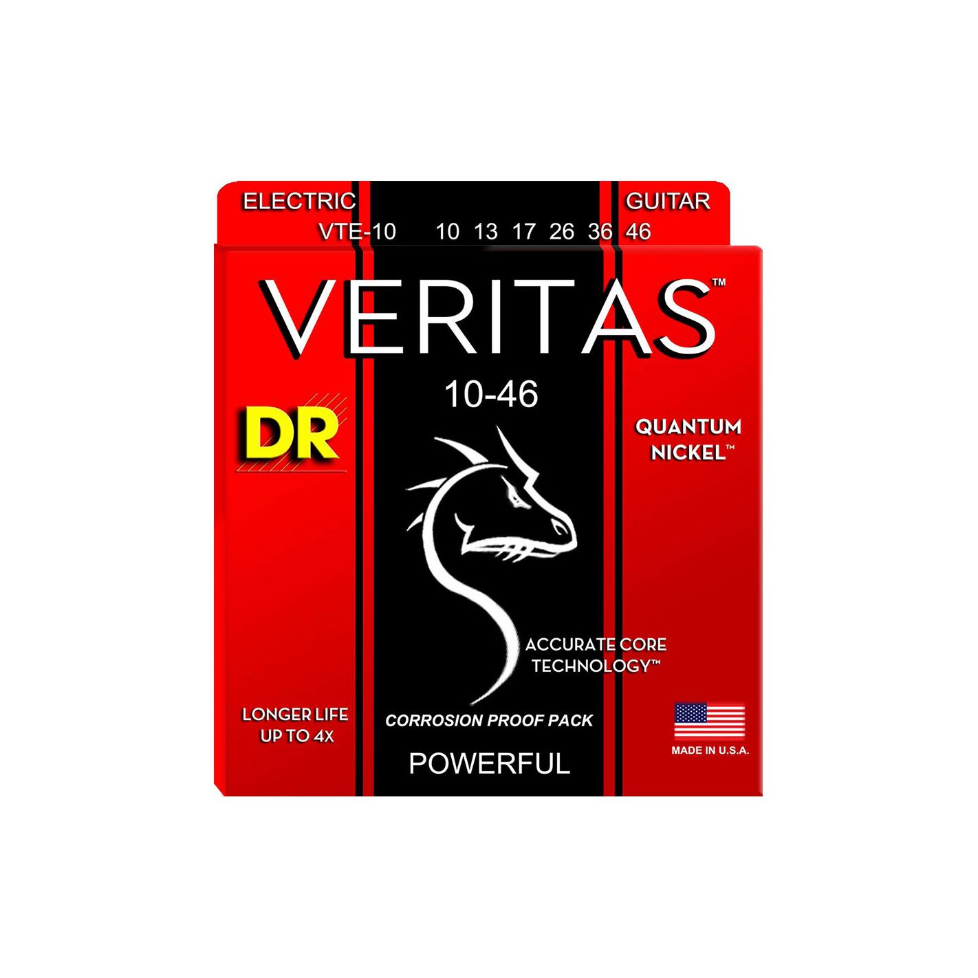 DR STRINGS VERITAS NICKEL ELECTRIC VTE-10