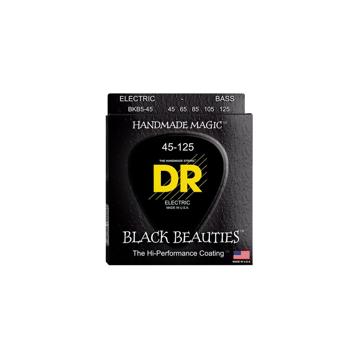 DR STRINGS BLACK BEAUTIES BASS BKB5-45