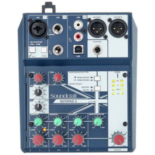 SOUNDCRAFT NOTEPAD 5