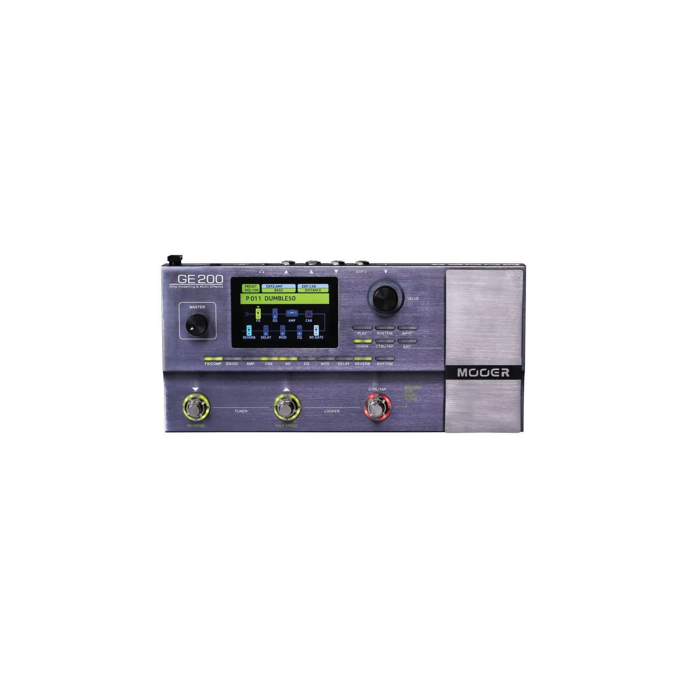 MOOER GE 200 AMP MODELLING MULTI EFFECTS