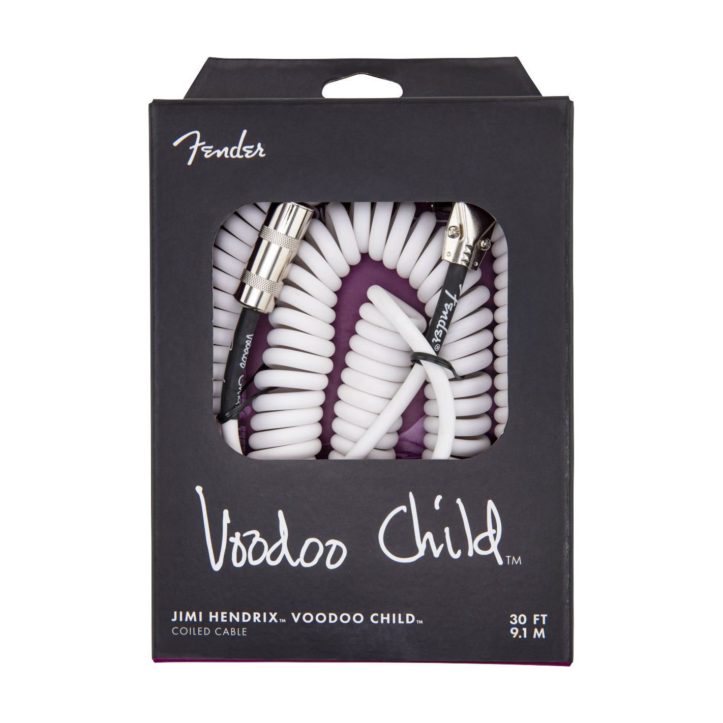 FENDER JIMI HENDRIX VOODOO CHILD CABLE WHITE 30FT
