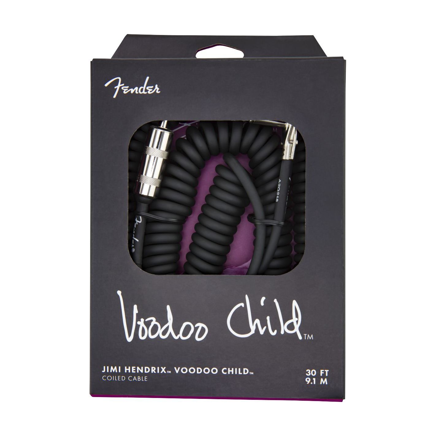 FENDER JIMI HENDRIX VOODOO CHILD CABLE BLACK 30FT