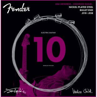 FENDER JIMI HENDRIX VOODOO CHILD BULLET NICKEL PLATED STEEL 10-38