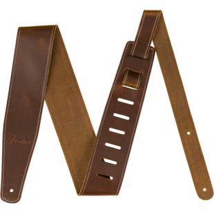 FENDER BROKEN-IN LEATHER STRAP TAN 2.5