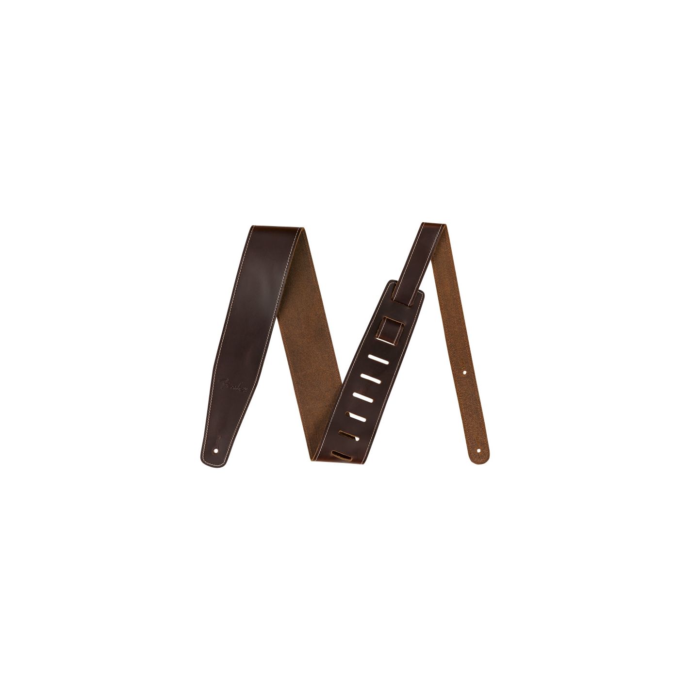 FENDER BROKEN-IN LEATHER STRAP BROWN 2.5