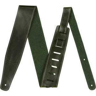FENDER BROKEN-IN LEATHER STRAP GREEN 2.5