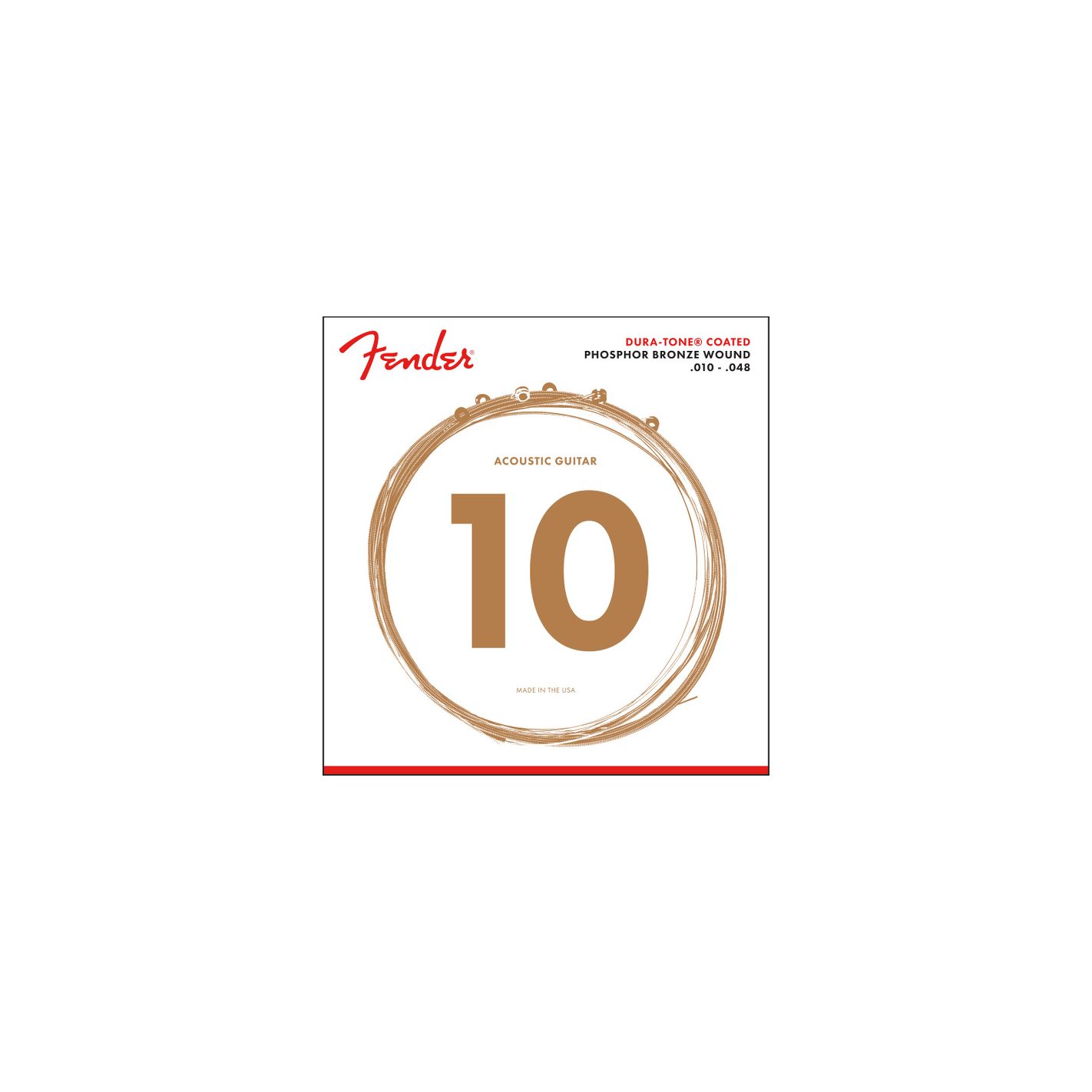 FENDER PHOSPHOR BRONZE COATED 860XL