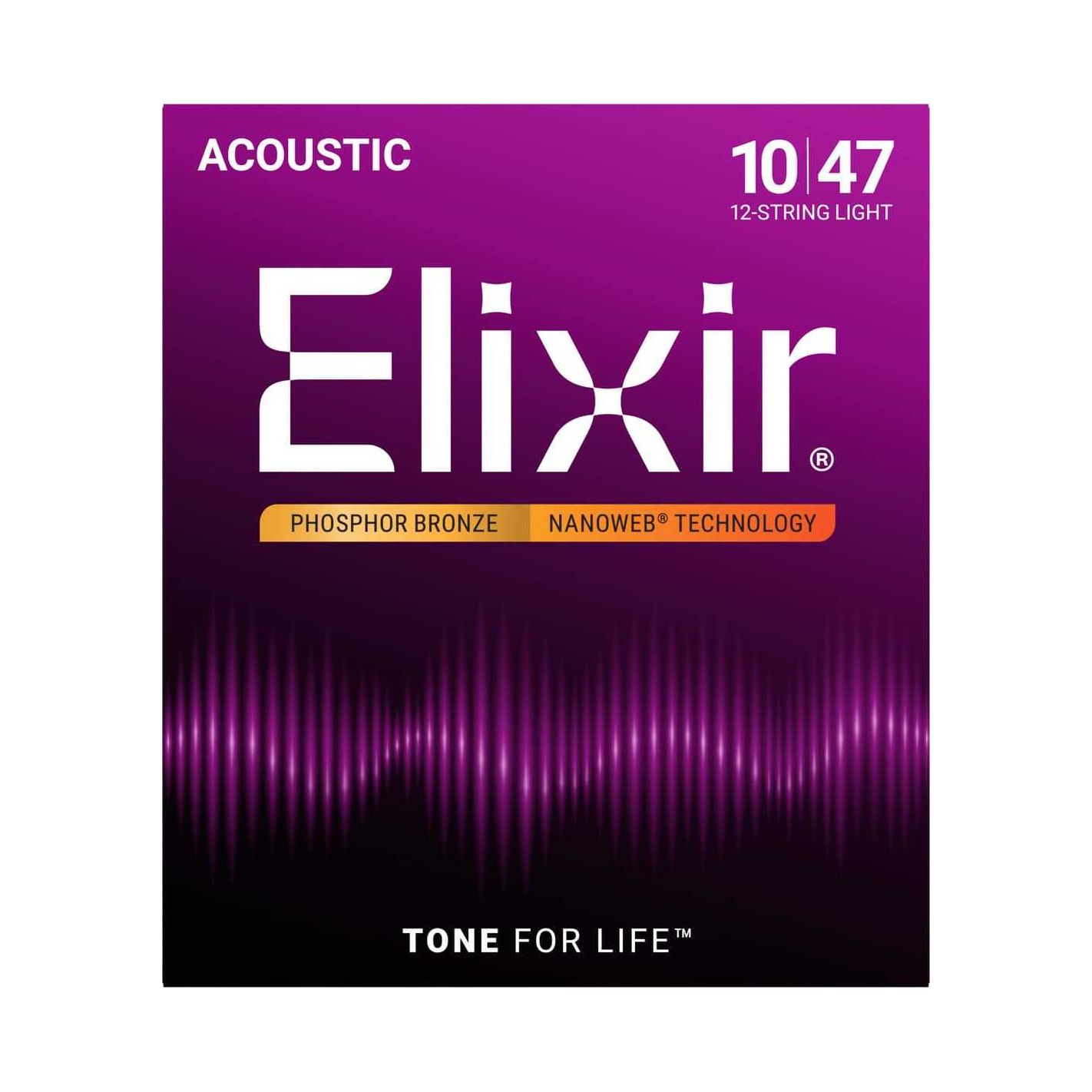 ELIXIR NANOWEB PHOSPHOR 12-STRING LIGHT 16152