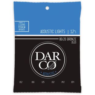 DARCO D520 80-20 BRONZE ACOUSTIC LIGHTS 12S
