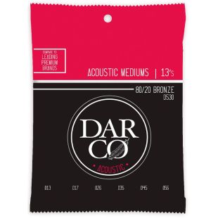 DARCO D530 80-20 BRONZE ACOUSTIC MEDIUMS 13S