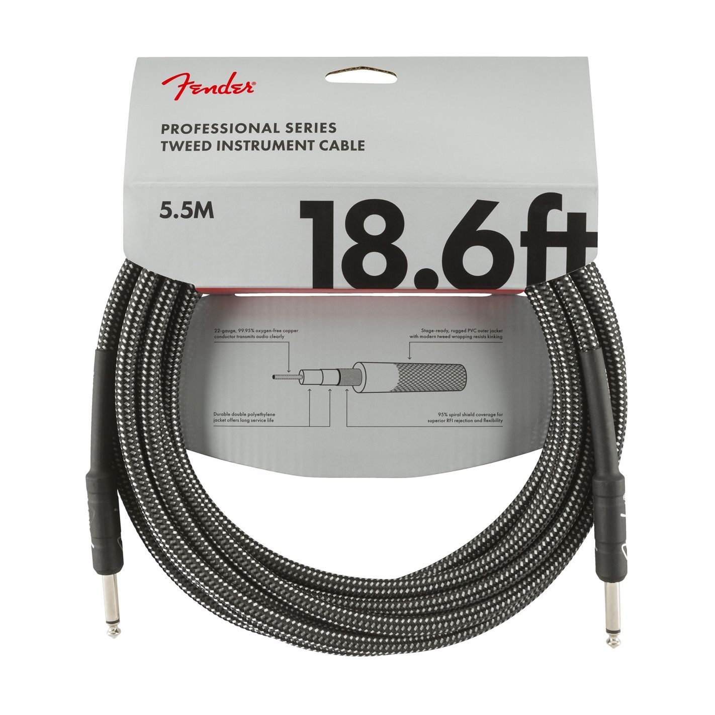 FENDER PROFESSIONAL RECTO 5.5M GRAY TWEED
