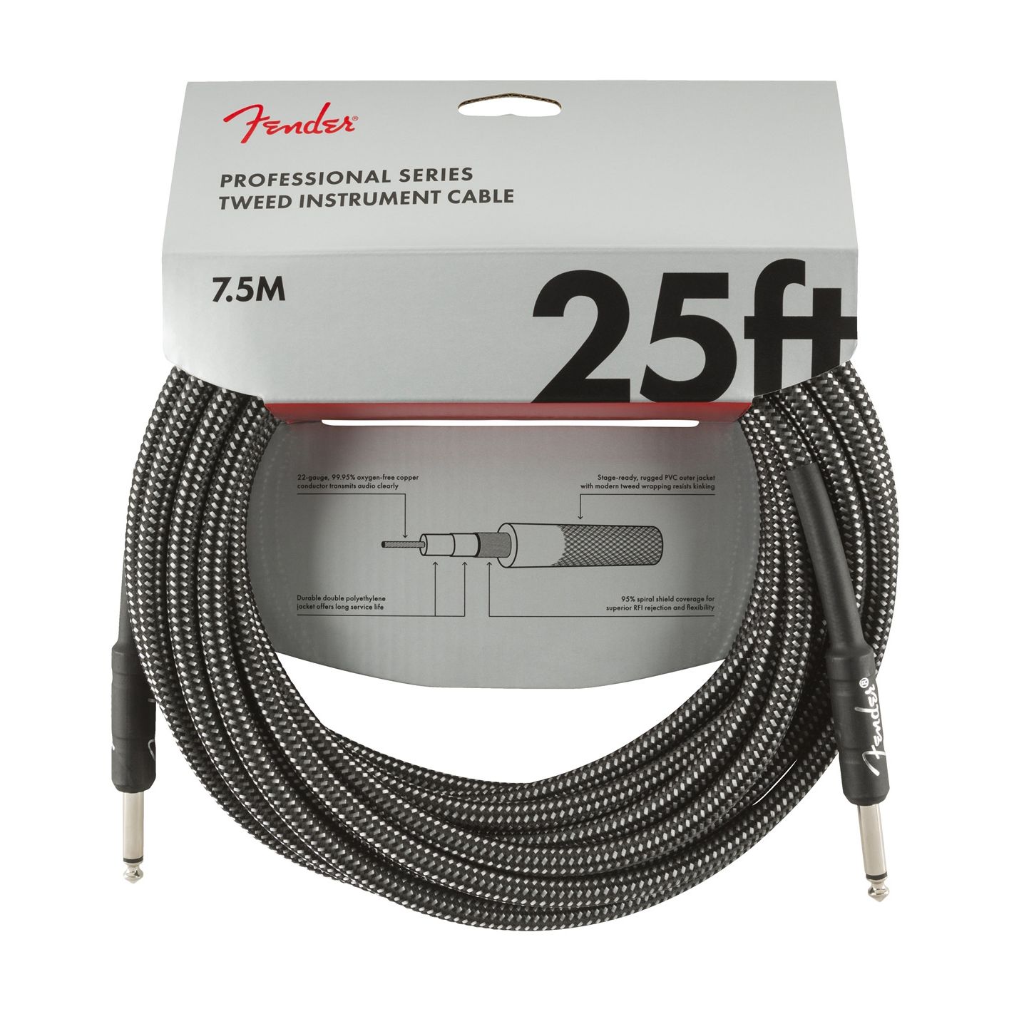 FENDER PROFESSIONAL RECTO 7.5M GRAY TWEED