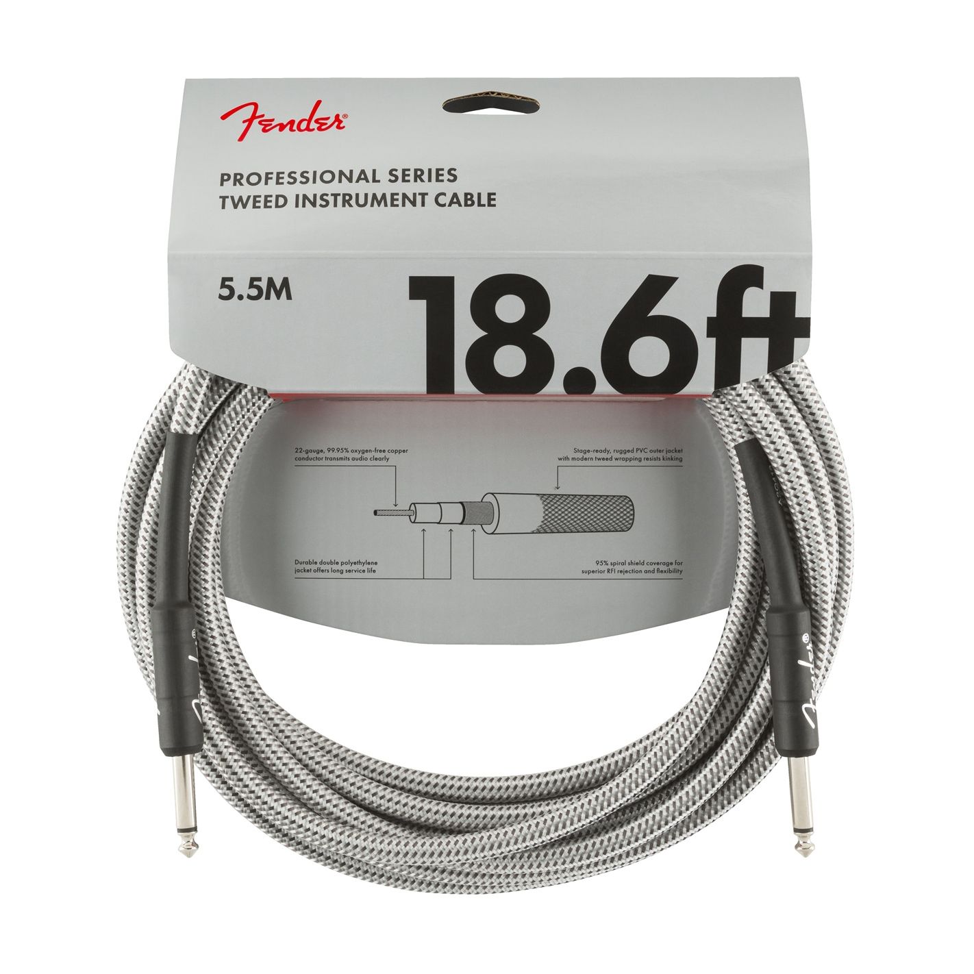 FENDER PROFESSIONAL RECTO 5.5M WHITE TWEED