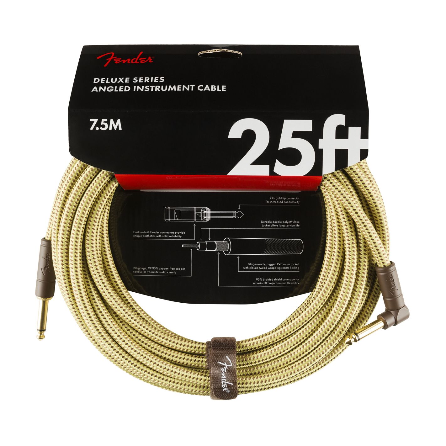 FENDER DELUXE CODO 7.5M TWEED